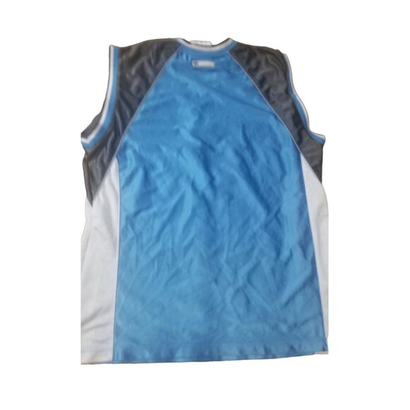 Andi Sleeveless Basketball Jersey Tank Mens Sz XL Blue and Grey Sports Shirt - Picture 6 of 6